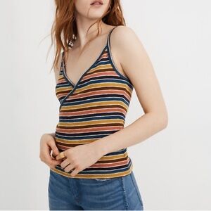 Madewell | Multicolor Striped Tank Top Size Medium